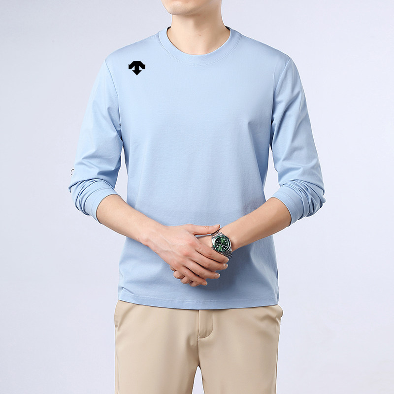 奥特莱斯撤柜丨运动休闲男士长袖T恤圆领修身休闲卫衣上衣打底衫