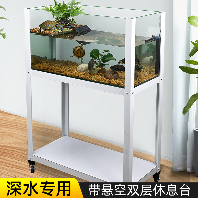乌龟饲养缸生态造景大型水陆缸