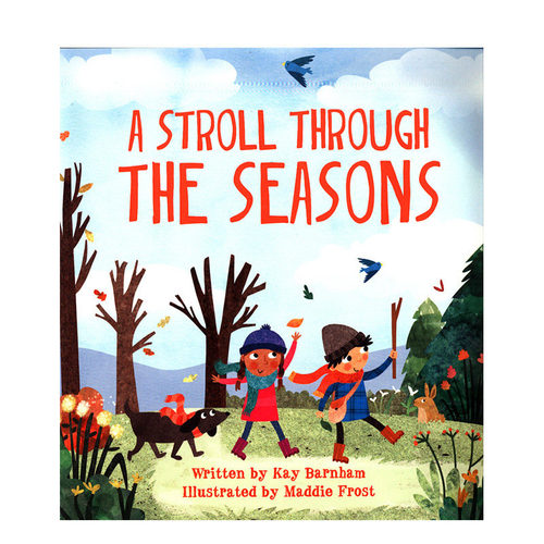 【预售】神奇的大自然：漫步四季：奇妙的世界 A Stroll Through the Seasons 儿童自然科学知识科普绘本 平装 英文原版 3-5岁