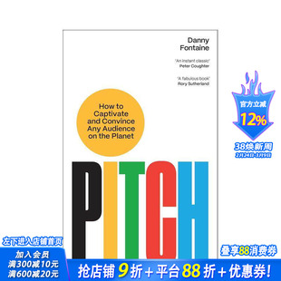 【现货】推销：如何吸引并说服全球受众 Pitch 创新推销专家Danny Fontaine 原版英文商业行销 正版进口书