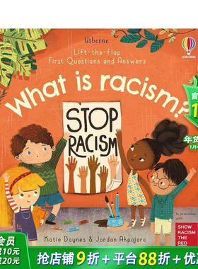 【现货】【Lift-the-Flap】什么是种族歧视What is Racism? 翻翻问答书 4-8岁儿童树立正确观念故事启蒙绘本纸板书 英文原版