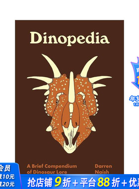 【预售】恐龙百科 【Pedia Books】Dinopedia  原版英文社会科学 正版进口书籍 善优图书