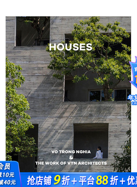 【现货】住宅:越南建筑师Vo Trong Nghia及VTN建筑事务所作品 Houses建筑设计画册 英文原版进口 Oscar Riera Ojeda
