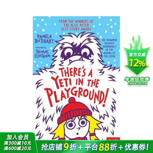 【预售】【伊兹和朋友们】8操场上的雪怪 Izzy and Friends:There's A Yeti In The Playground! 英文儿童桥梁章节故事书拓展阅读