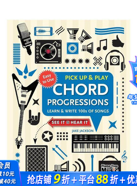 【现货】Chord Progressions 和弦进阶 英文原版音乐乐器学习