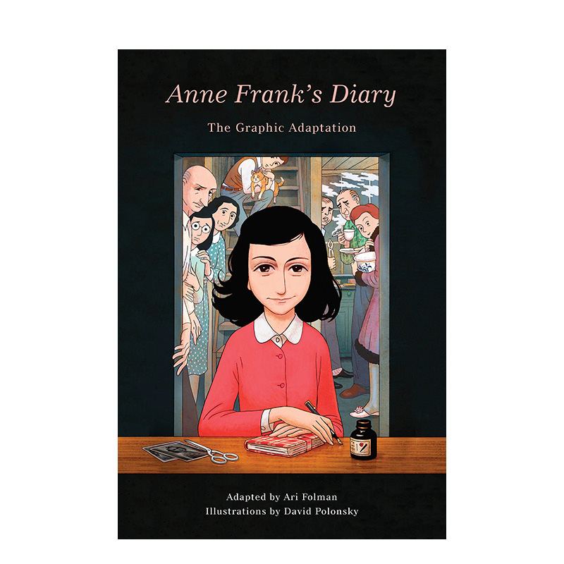 【预售】安妮日记 彩图版   英语小说 Anne Frank's Diary The Graphic Adaptation 英文原版 进口正版书籍