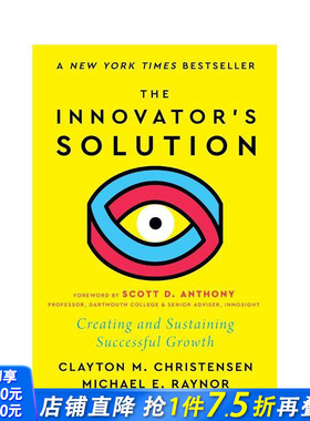 【预售】创新者的解决方案 新前言 The Innovator's Solution， with a New Foreword 原版英文商业行销 正版进口书