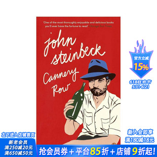 【预售】【诺贝尔文学奖约翰·斯坦贝克】罐头厂街 时尚插画师Bijou Karman系列封面 Cannery Row 原版英文文学小说 正版进口书