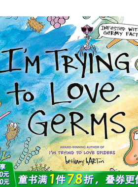 【预售】英文原版 I'm Trying to Love Germs 我试着去爱细菌 精装 英文儿童图画书 进口原版书籍 善优图书