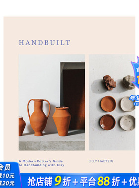 【预售】英文原版 手作：现代陶艺家手作指南 Handbuilt 手工制作 正版进口书籍 善优图书