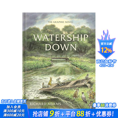 【预售】沃特希普荒原：漫画 Watership Down: The Graphic Novel 原版英文漫画 正版进口图书