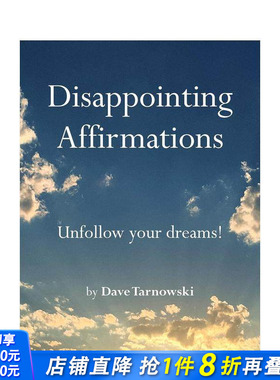【预售】IG高人气账号：失望的肯定 Disappointing Affirmations: Unfollow your dreams! 原版英文生活综合 正版进口书