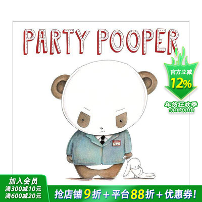 【预售】派对扫兴者 Party Pooper 英文儿童插画故事绘本 进口童书