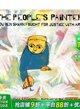 【现货】本·沙恩如何用艺术为正义而战How Ben Shahn Fought for Justice with Art 3-9岁儿童启蒙绘本Evan Turk【善优童书】