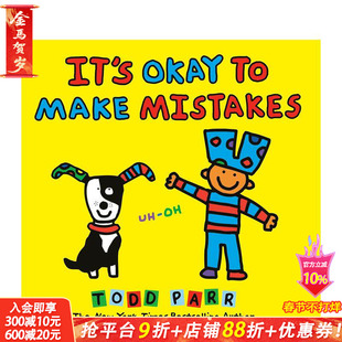【现货】犯错误没关系 It's Okay to Make Mistakes 英文儿童插画故事绘本 进口童书