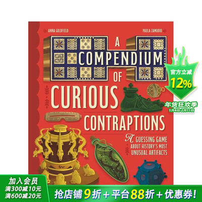 【预售】奇巧装置图鉴：历史罕见器物猜谜集 A Compendium of Curious Contraptions 英文儿童插画科普故事绘本 进口童书