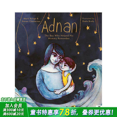 【现货】阿德南：帮助妈妈记忆的男孩 Adnan: The boy who helped his mummy remember 英文儿童插画故事绘本 进口童书