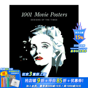Posters 进口书 1001张电影海报：时代 正版 英文广告包装 原版 Movie 1001 设计 预售