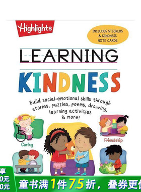 【现货】学习善良 LearningKindness 英文儿童趣味互动英语早教启蒙绘本进口童书