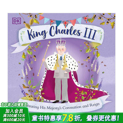 【预售】【历史上的伟大领袖】查理国王三世 【History's Great Leaders】King Charles III 英文儿童插画故事绘本名人传记进口书