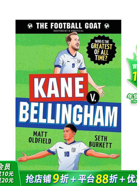 【预售】足球传奇：凯恩 vs 贝林厄姆 The Football GOAT: Kane v. Bellingham 英文儿童插画故事绘本 进口童书