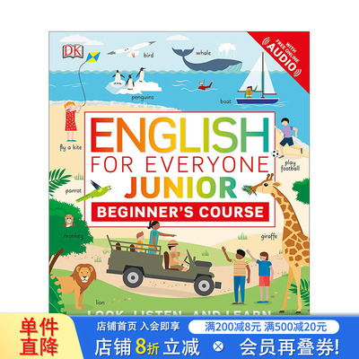 【现货】English for Everyone Junior 少儿初*英语:初*课程 英文原版童书