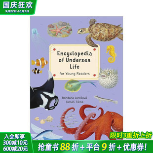 Readers知識科普 預(yù)售 少年讀者百科 Life Undersea 海底生物少年百科 英文兒童插畫繪本進口書 for Young Encyclopedia
