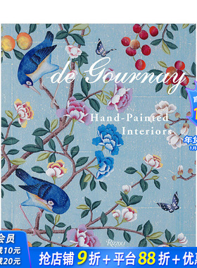【现货】de Gournay 手绘壁纸品牌帝家丽:墙上艺术 室内装修布置装潢 英文原版室内设计