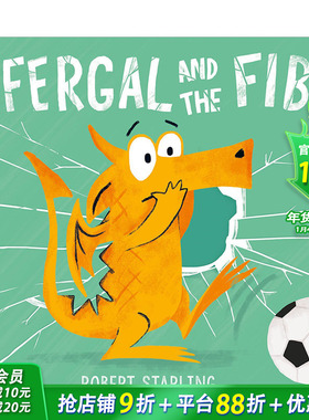 【现货】英文原版 费格尔与谎言Fergal and the Fib 儿童英语艺术插画绘本平装 3岁+ 进口图书 善优童书