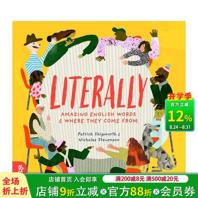 【现货】Literally 文字意义：美妙的文字和它们的来源 英文原版儿童英语启蒙 6岁以上【善优童书】