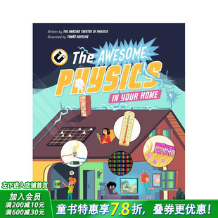【现货】生活中的神奇物理 STEM绘本 The Awesome Physics in Your Home 英文儿童插画科普故事绘本 进口童书