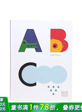 【现货】【触摸书】ABC  【TouchThinkLearn】ABC 英文儿童趣味互动进口童书