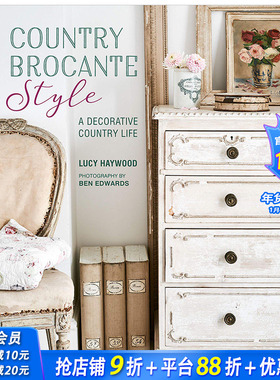 【现货】Country Brocante Style 法国复古风VS英国小镇风 英文原版室内设计