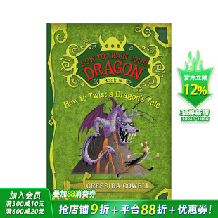 【预售】驯龙高手:如何扭转龙尾 How to Train Your Dragon: How to Twist a Dragon's Tale 英文小说故事 英语拓展阅读进口书