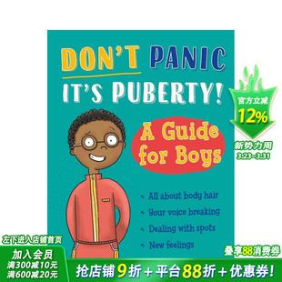 Panic Guide ： Don 进口童书 Boys 英文儿童插画科普绘本 是青春期到了 男孩指南 Puberty for 别慌 预售