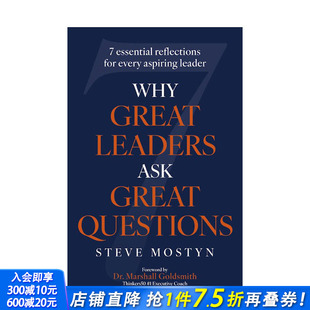 领导者为何会提出伟大 进口书 正版 Ask 预售 伟大 Questions Why 问题 英文商业行销 Great 原版 Leaders