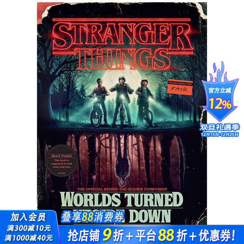 【预售】怪奇物语Stranger Things官方幕后集锦设定资料集 NETFLIX网飞 奇幻科幻惊悚美剧 英文原版 影视艺术画册画集