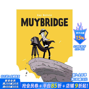 【现货】迈布里奇：一瞬之间 Muybridge: In a Fraction of a Second 动态摄影之父 图像小说 原版英文漫画书 正版进口书