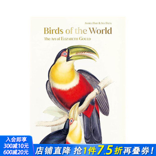 Birds World 预售 艺术 原版 进口书 Gould 世界鸟类：伊丽莎白·古尔德 Art The the 英文插画原画设定集正版 Elizabeth