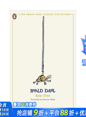 【预售】【罗尔德·达尔经典收藏】小乌龟是怎样长大的 【Roald Dahl Classic Collection】Esio Trot 英文文学小说 正版进口书