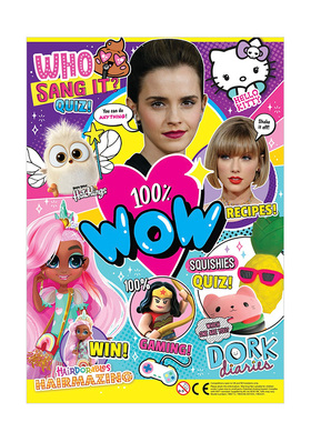 订阅 100 PERCENT WOW 儿童智力DIY动手能力培养类趣味杂志 美国英文版 年订12期 J040 年订12期