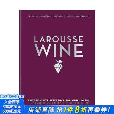 【预售】拉罗斯葡萄酒 Larousse Wine 英文餐饮 正版进口书