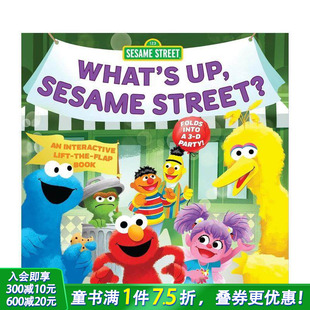 芝麻街 进口童书 英文儿童立体绘本 What’s 预售 怎么了 Reinhart 立体书大师Matthew Street? Pop Sesame Magic