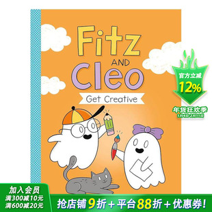 【预售】【鬼鬼系列】菲茨和克莱奥2 Fitz and Cleo Get Creative 原版英文儿童漫画插画绘本 进口图书