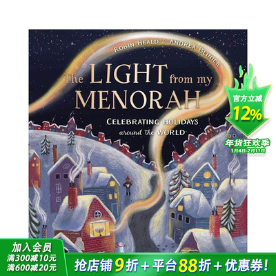 【预售】我的燃灯之光 The Light from My Menorah 英文儿童故事绘本 进口童书