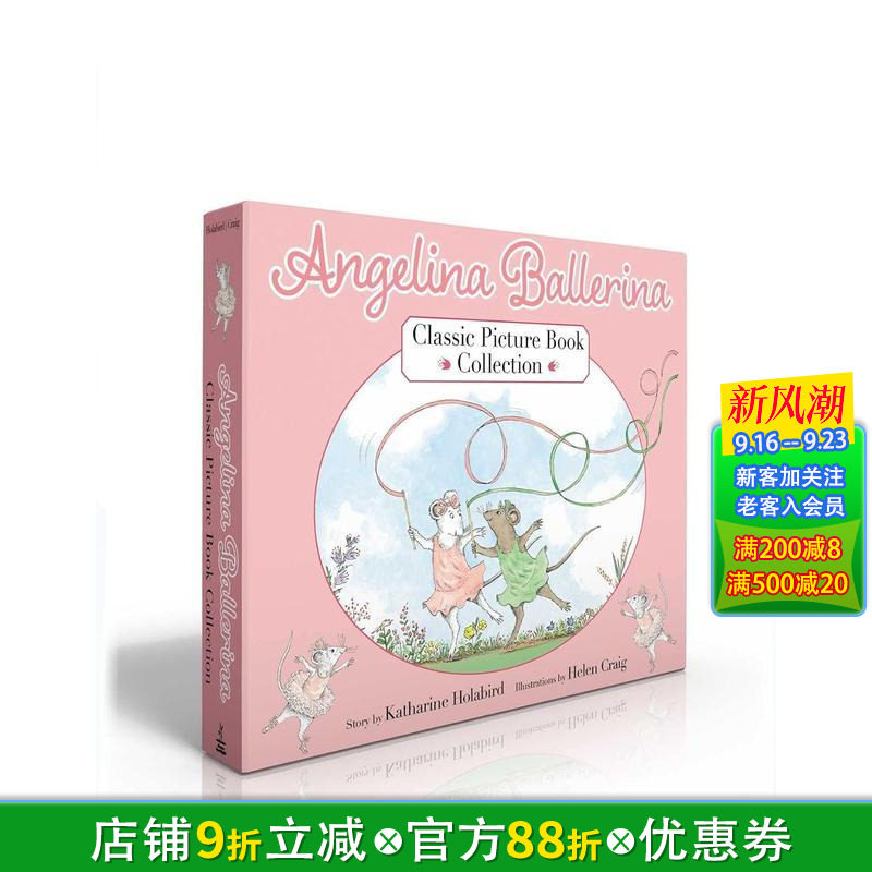【现货】英文原版 芭蕾小精灵安吉丽娜经典书集（盒装） Angelina Ballerina Classic Picture Book Collection (Boxed Set)
