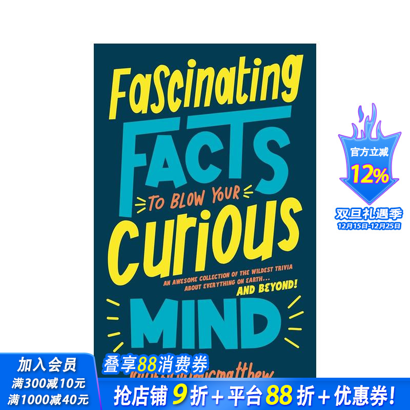 【预售】令人着迷的事实让你大吃一惊 Fascinating Facts to Blow Your Mind 原版英文人文历史 正版进口图书
