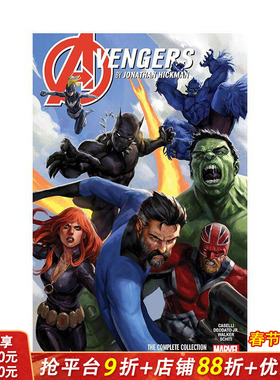 【预售】复仇者联盟 完整版合集 卷5 Avengers By Jonathan Hickman 原版英文漫画书 漫威Marvel 正版进口书