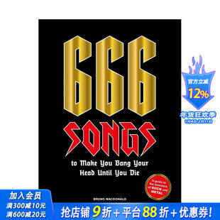 【现货】666 Songs 摇滚至死:666首硬摇滚歌曲 硬核hardcore金属 英文原版音乐