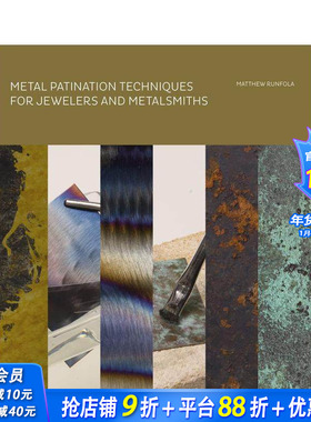 【现货】珠宝商和金匠的金属着色技术 Metal Patination Techniques for Jewelers and Metalsmiths 原版英文珠宝首饰 正版进口书